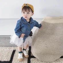 2019 Spring New Girls Fashion Denim Shirt &Dress Suit Girl Set Girls 2-piece Kids Dresses baby girl clothes 2019 Spring New Girls Fashion Denim Shirt &Dress Suit Girl Set Girls 2-piece Kids Dresses baby girl clothes