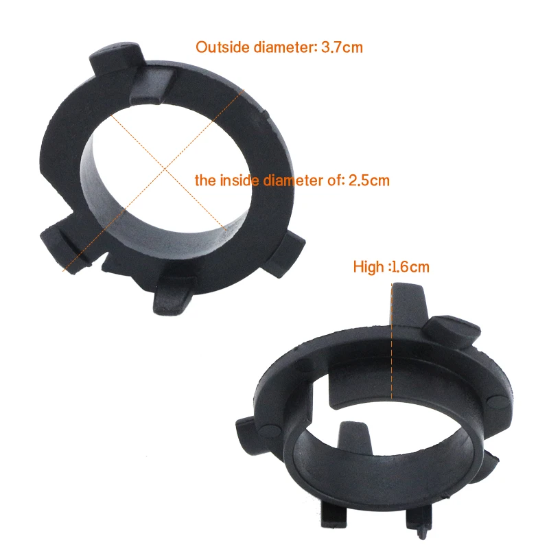 H7 Headlight Bulb Holders Adapters Base for KIA K3 K4 K5 Sorento KX7 16 Outlander Ge Rui Chi running 2pcs