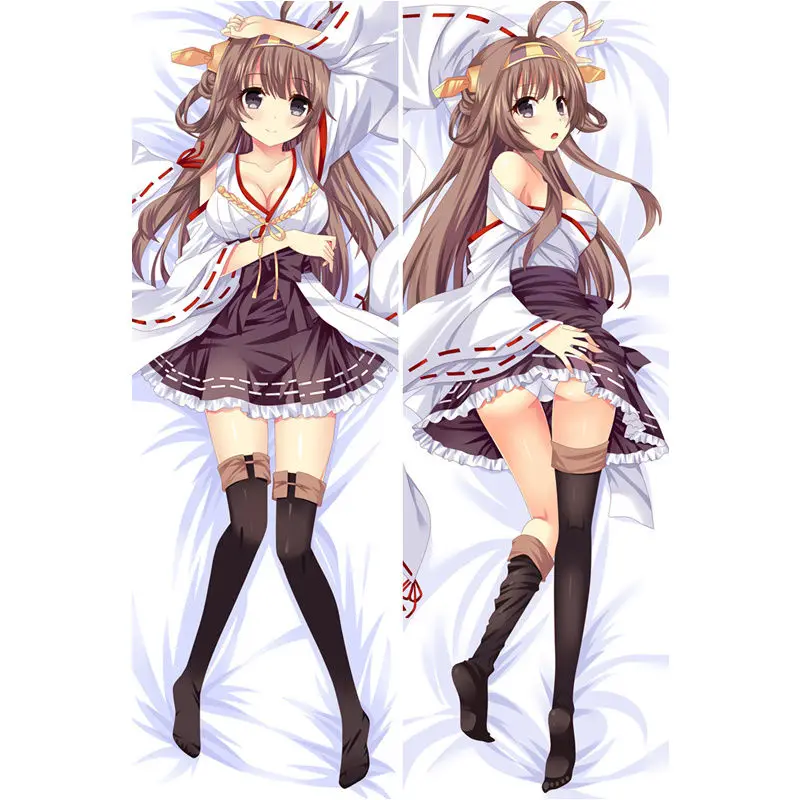 Аниме игра kantai Коллекция Подушка сексуальная девушка kongou haruna & throw Наволочка для