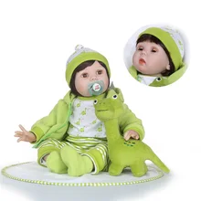 NPK 2018 New Arrival 22'' Baby Girl Reborn Dolls Kids Toy 55cm soft cloth body Silicone Vinyl Real Life Bebe Reborn Alive Doll new arrival baby girl reborn dolls kids toy full silicone vinyl 23 57 cm real life bebe reborn alive doll npk collection hot