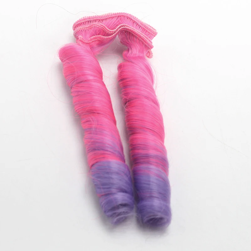 New Extension Doll Wigs 15100cm Roman Curly Hair for BJD SD Russian Handmade Toy Doll Accessories Tresses (12)