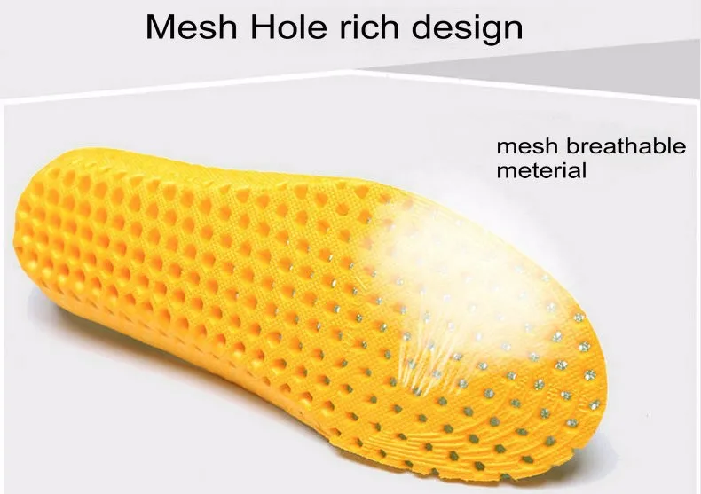 Новинка; обувь унисекс; стельки для обуви; амортизирующие высокие эластичные массажные Супер дышащие регулируемая стелька