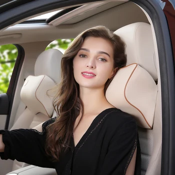 

1 PC Car Neck Pillow Protection Auto Headrest Support Cushion Car Travel Sleeping Car Accessories Memory Foam Comfortable