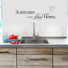 Английские буквы, виниловые наклейки на стену для кухни, Наклейки на стены, художественные слова, Декорации для кухни, домашний декор