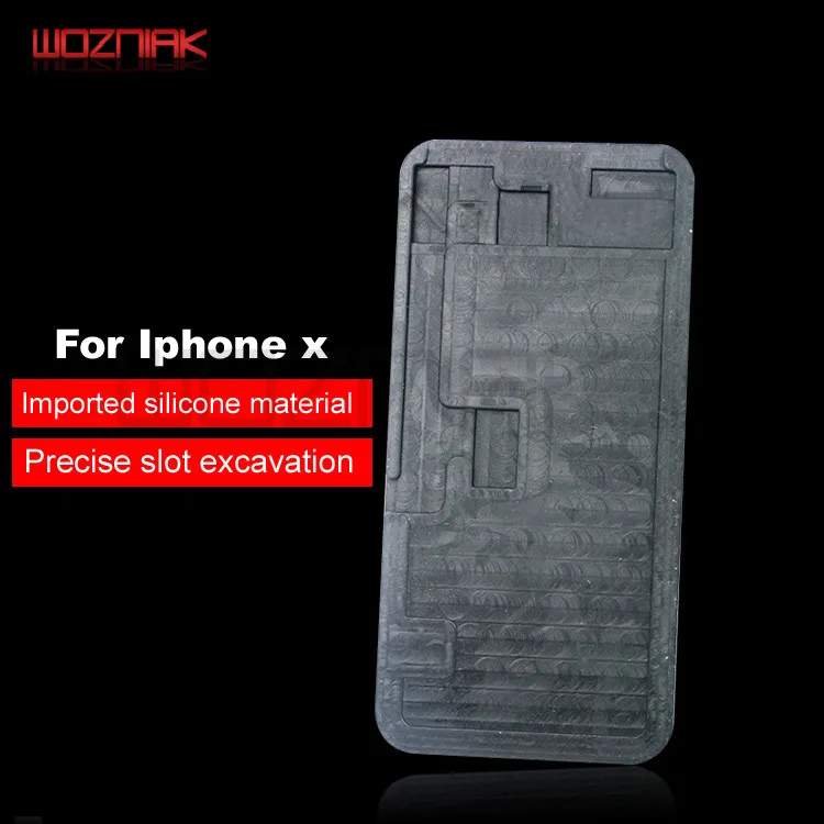 

New LCD Outer Glass Screen Laminating Mold Pad For iPhone X OCA & Polarizer Positioning Alignment Laminator Mould Rubber Mat