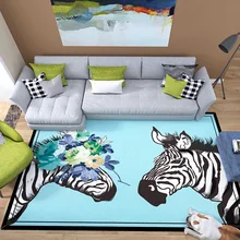 3D ковер и коврики в виде животных для гостиной, современный минималистичный домашний коврик для журнального столика, милый прикроватный коврик