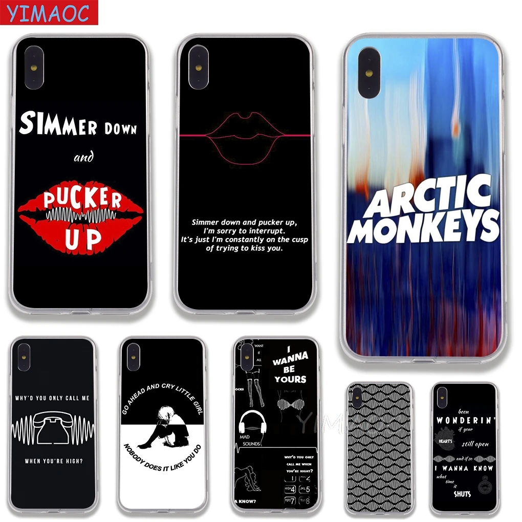

YIMAOC Arctic Monkeys Pop music Soft TPU Silicone Case Cover for iPhone 8 7 6 6S Plus 5 5S SE X XS Max XR Coque Shell Cases