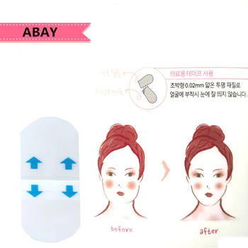 

Abay Lifting Lift Face Sticker Makeup Adhesive Tape Instant V Shape Breathable Small Face Tape Sticker Face-lift Paste Tool