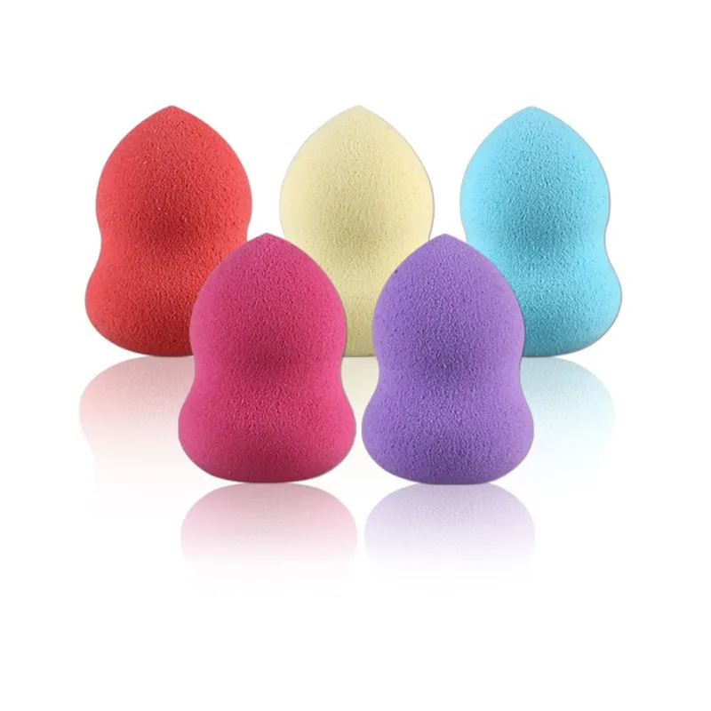  5PCS Makeup Puff Blender Blending Cosmetic Flawless Powder Smooth Beauty Make Up Tool Random Color 