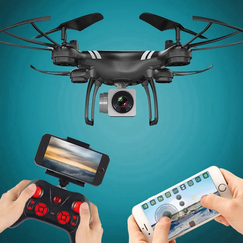 Селфи Дрон Мини Rc с камерой wifi FPV Квадрокоптер Летающий пульт дистанционного
