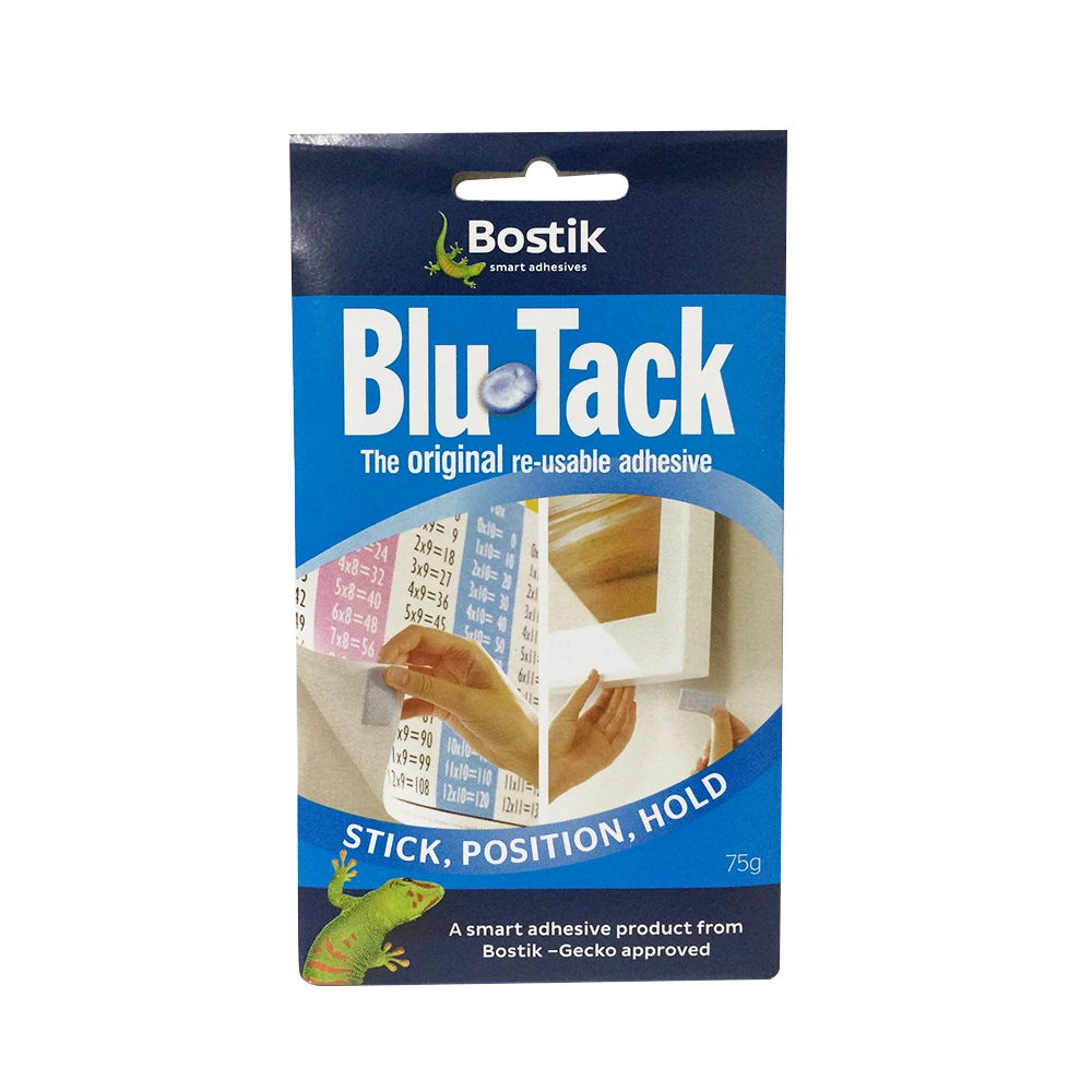 Многофункциональная клейкая глина Blu Tack многоразовый клей для ремонта слухового