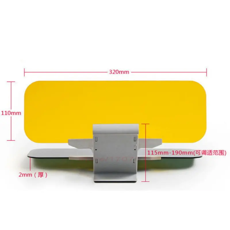 Yeshibation Car Sun Visor Goggles Day & Night Anti-dazzle Mirror Vehicle Night Vision Goggles Widening Eye Protection Po