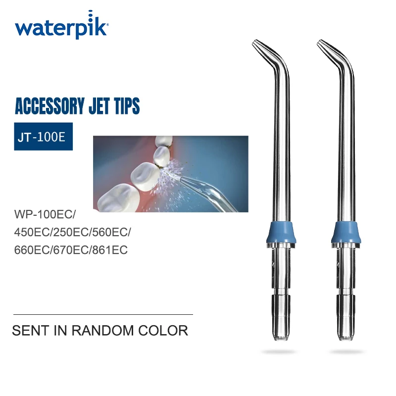 Waterpik 8 шт. JT-70E аксессуары для гигиены полости рта Стандартный аксессуар струйные наконечники Замена для WP-100 WP-450 WP-250