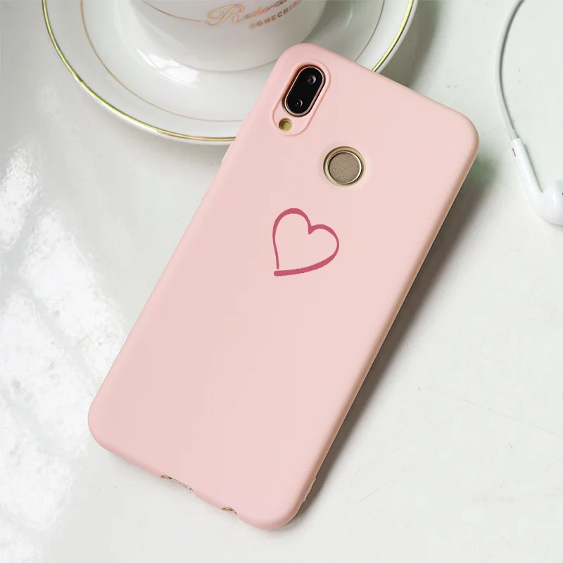 Силиконовый чехол с сердечками для Huawei Y6 Y7 Pro 2019 Mate 10 Lite P8 P9 P10 P20 P30 Honor Play 7A 8X 9 TPU