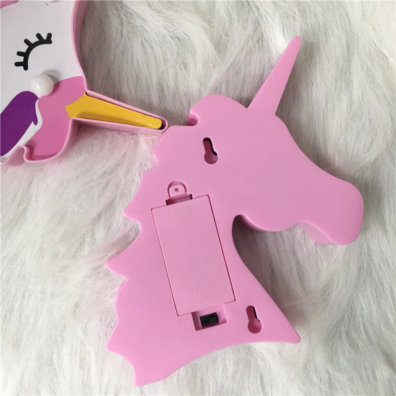  Factroy Price Night Light Unicorn Lamp LED Unicornio Head Kid's Night Light 3D Painted Lamp For Xma - 33041727058