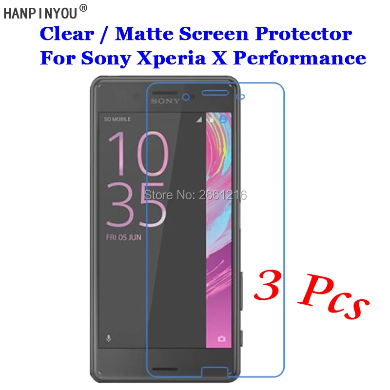 3 шт./лот для Sony Xperia X Performance F8131 F8132 5 0 дюйма HD Прозрачная/Антибликовая матовая
