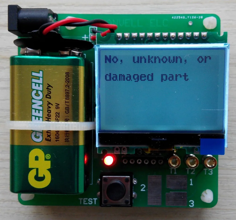 DC 9 V версия индуктивно-Конденсаторного сопротивления ESR метр DIY MG328 Многофункциональный тест