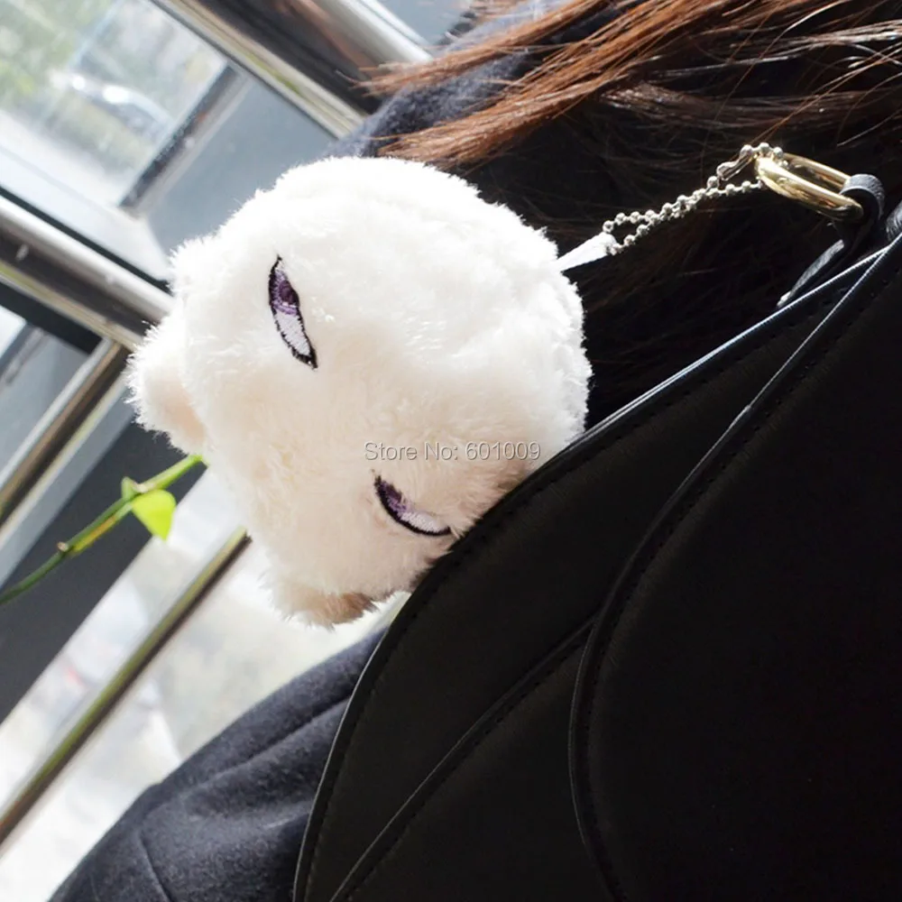 10/лот 5 &quotMorose Mononokean Hanae Ashiya Moja Косплей белый мягкий кулон плюшевый брелок Мягкая