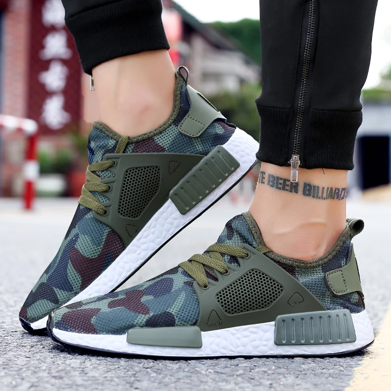 

Lightweight Men Running Sneakers Military Camouflage Outdoor Sports Shoes Summer KrasovkiTrainers Ultra Zapatillas Deportivas