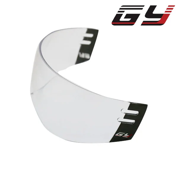 GY SPORTS Free shipping CE approved PC Clear Ice Hockey helmet visor