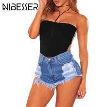 NIBESSER джинсовые шорты женские летние модные рваные и потёртые шорты с кисточками женские сексуальные джинсовые шорты с высокой талией