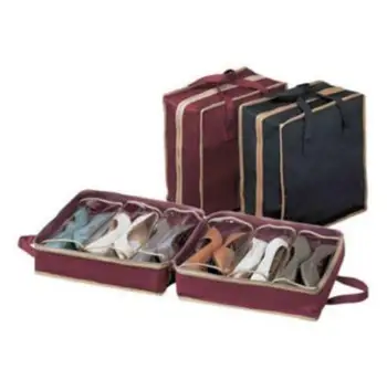 

Non-Woven Fabric Shoe Bag Shoe Organizer Wardrobe Closet Organizer 6 Grids Shoe Storage Bags Shoe Rack Case For Travel Home