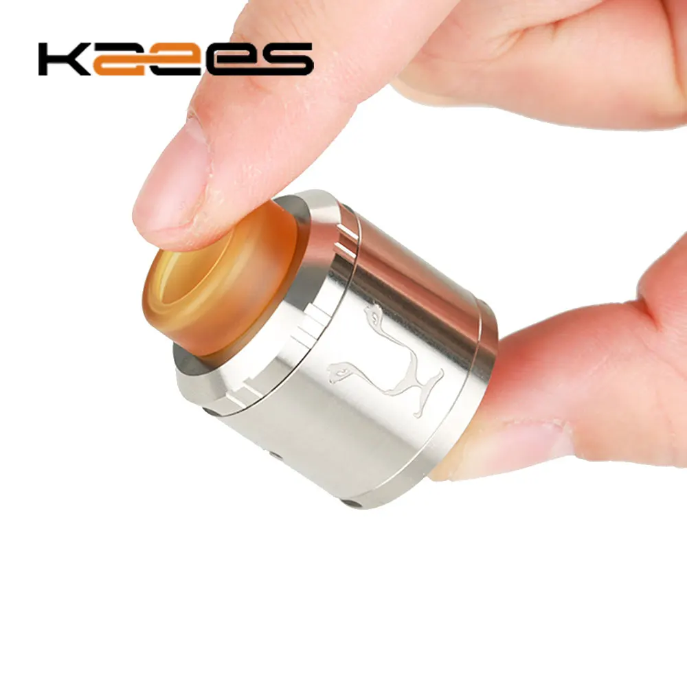 

Authentic KAEES Aladdin BF RDA Tank with Bottom Feeder(BF) Pin & New Triple Airflow System No-leaking for Most Squonk MOD BF RDA
