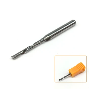 

1pc Carbide Single Flute End Mill 2mm 3mm 17mm CEL 1F CNC Spiral Lathe Milling Cutter Tool for Wood Aluminum Acrylic Plastic