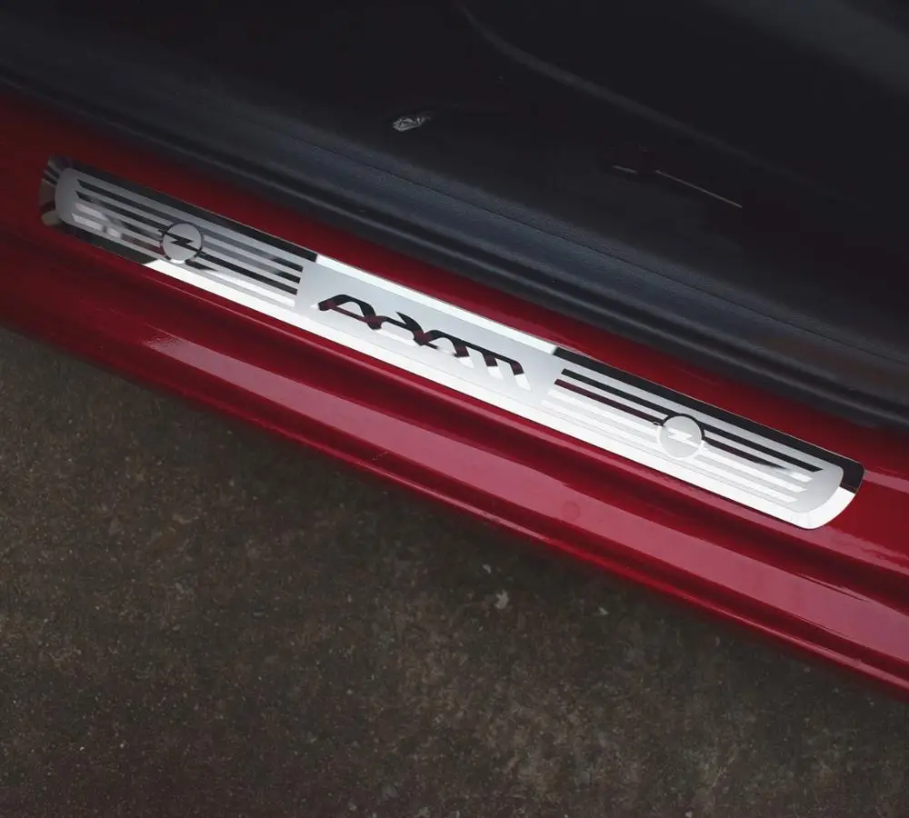 Накладка на порог из нержавеющей стали для OPEL ASTRA CORSA ADAM 2016 2020|astra opel|astra 2astra door |