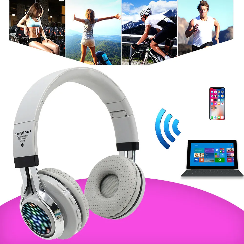 

Original wireless headset bluetooth s for Iphone for Samsung for Xiaomi Gaming sport radio bass computer