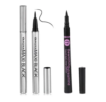 

High Quality New Black eye liner Cosmetics Makeup Waterproof Liquid Eyeliner Pencil 12pcs(1set) / by dhl 20sets