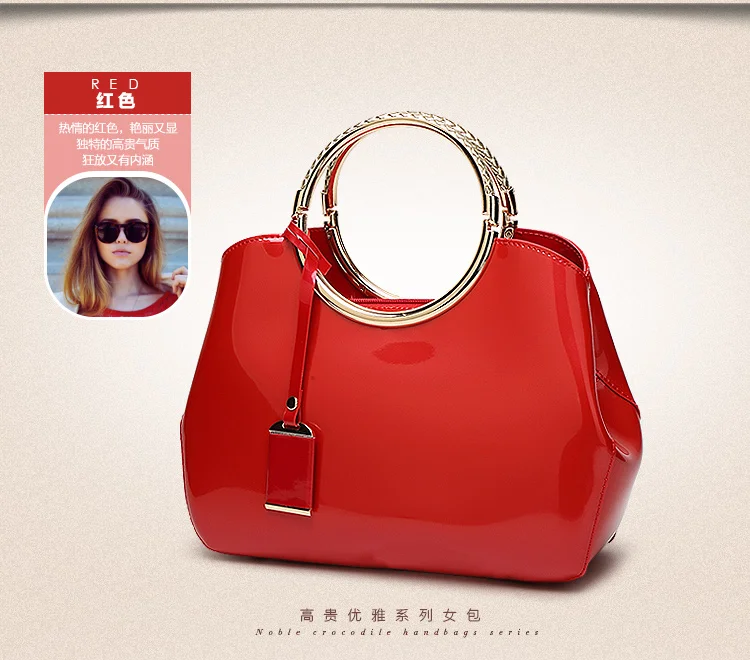 New High Quality Patent Leather Women bag Ladies Cross Body messenger Shoulder Bags Handbags Women Famous Brands bolsa feminina (16)