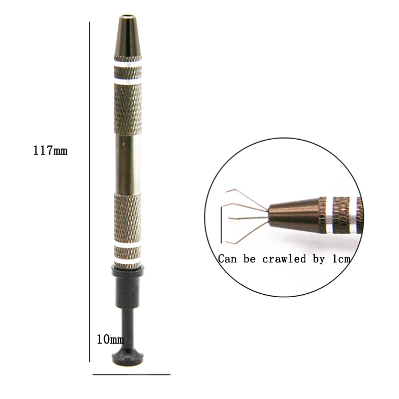 Prostormer 117 мм Металлические мощные четыре когти лапы части IC чип захват инструменты для технического обслуживания