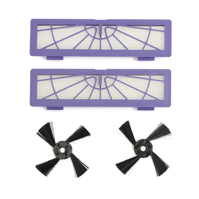 4pcs/lot Replacement Side Brushes High-Performance Filters for Neato Botvac 70 70e 80 85 945-0123 series patrs | Бытовая техника