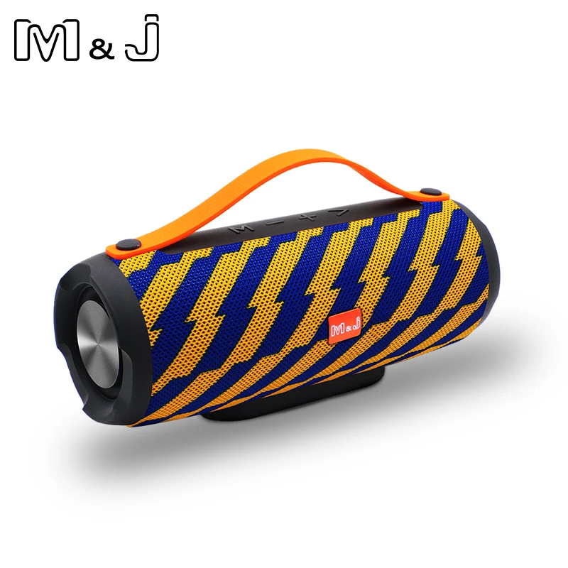 Беспроводная Bluetooth Колонка M & J портативная уличная большой мощности 10 Вт USB TF FM