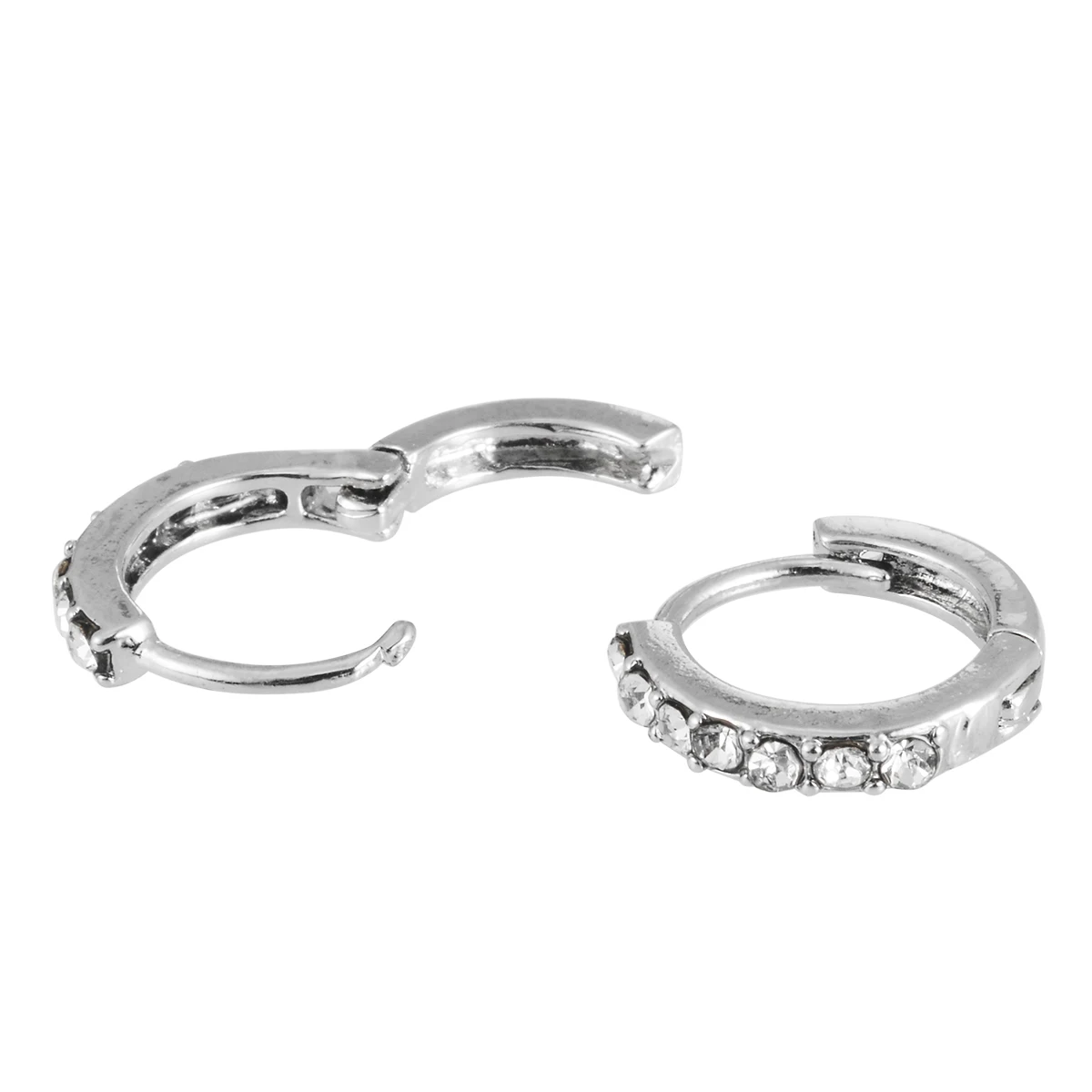Fashion Charms Crystal Rhinestone Silver Plated Drop Earring Jewelry For Women Girl Wedding Party Gift Shellhard femme bijoux