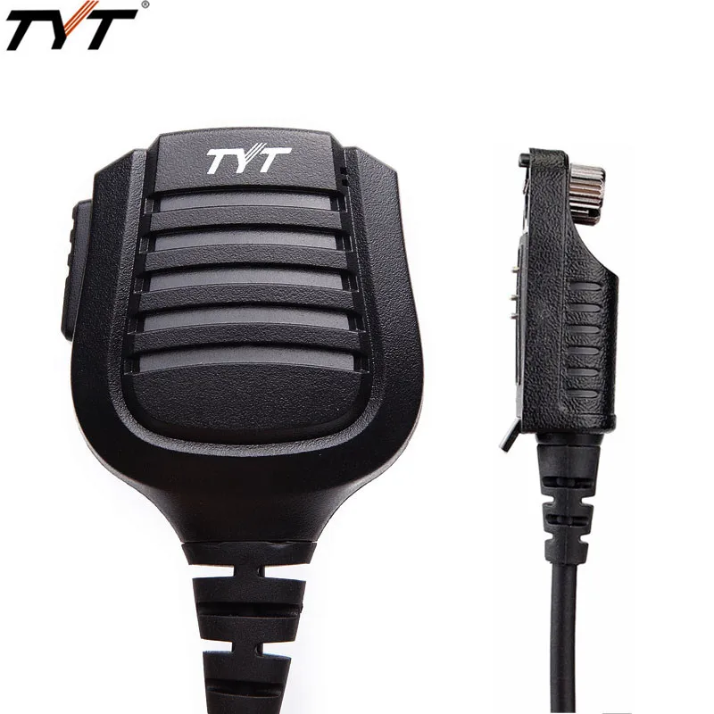 

TYT MD-2017 PTT Waterproof Shoulder Speaker Mic for TYT MD-2017 MD-398 Retevis RT82 Radioddity GD-55 DMR Digital Walkie Talkie
