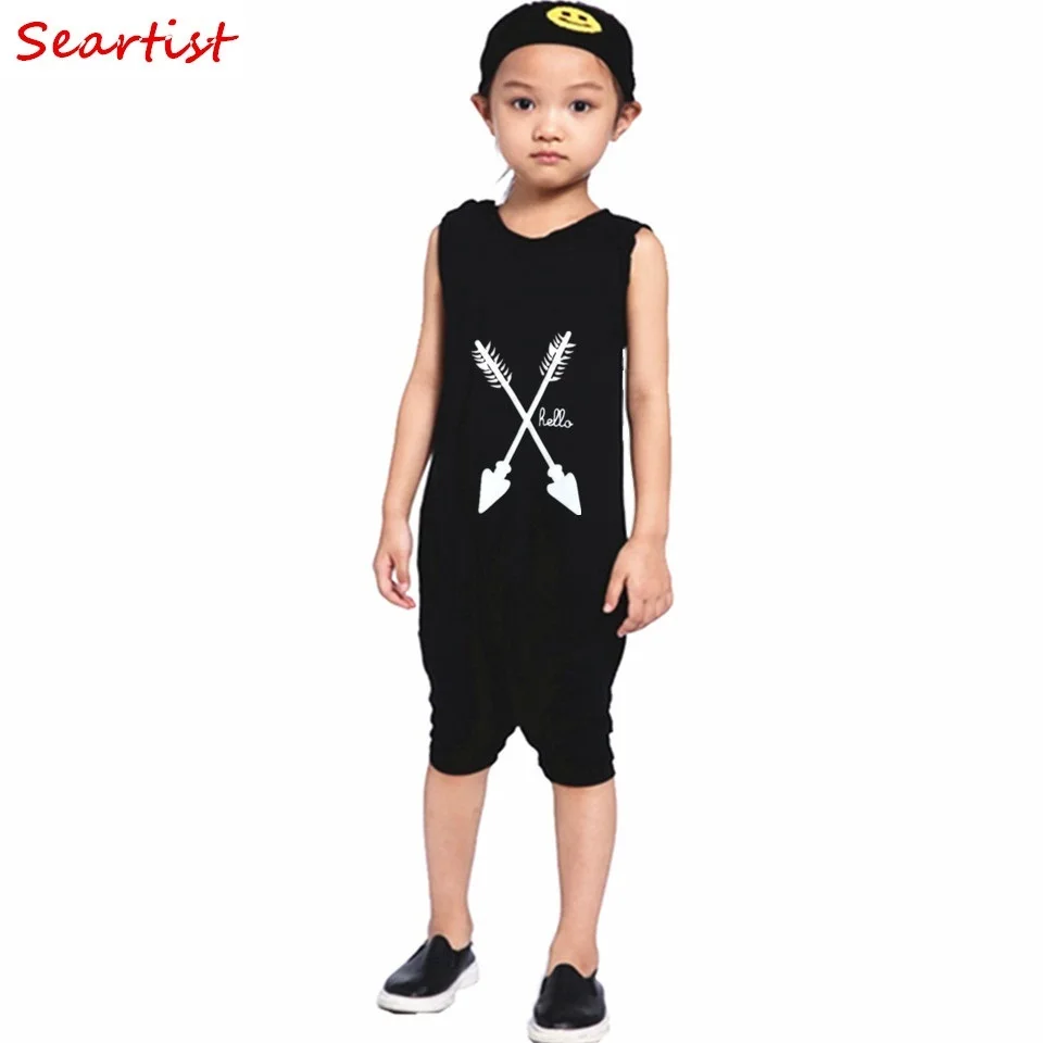 мальчиков летом комбинезон мальчик без рукавов короткий playsuit новорожденных моды