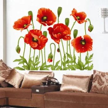 

DIY Large Love Flower Wall Stickers Removable Vinyl Decal Wall Sticker Mural Poster Home Decor Adesivo De Parede