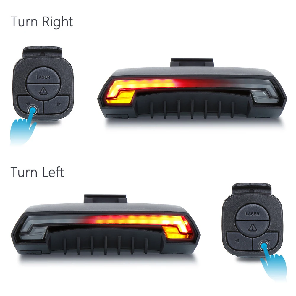 Discount Bicycle Wireless Rear Light Bike Turn Signal Remote Control Safety LED Warning Taillight USB Chargeable With Battery 1 Discount Bicycle Wireless Rear Light Bike Turn Signal Remote Control Safety LED Warning Taillight USB Chargeable With Battery 1