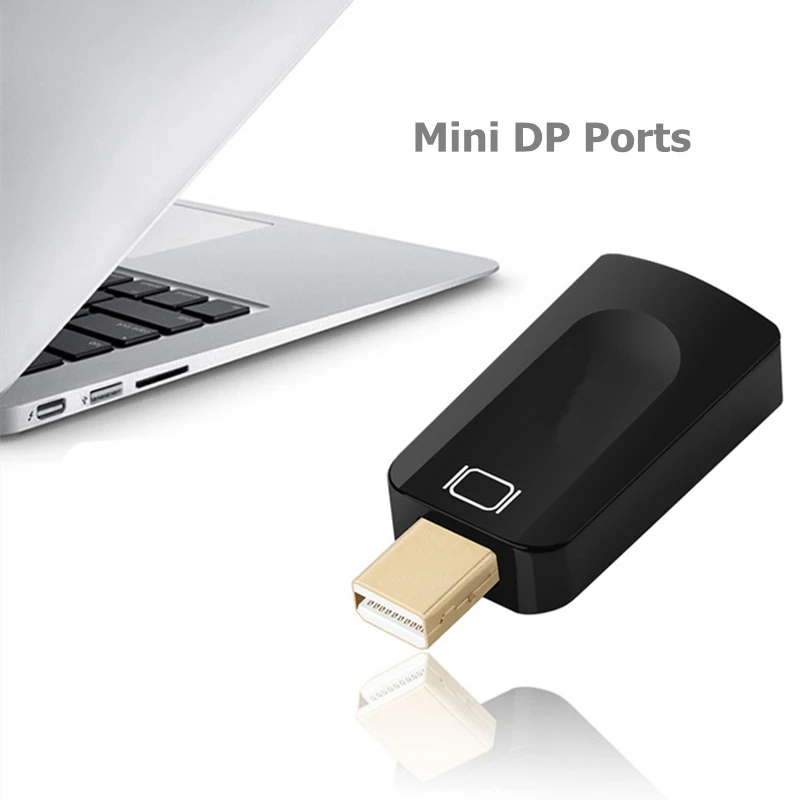 Trumsoon Mini DisplayPort DP Male to HDMI Female Adapter Converter Thunderbolt Cable 1080P for Mac Macbook Pro Air TV