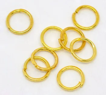 

DoreenBeads 1000 gold color Open Jump Rings Findings 6x0.7mm (B11558)