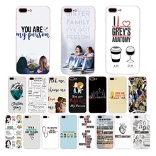 Мягкий силиконовый чехол для телефона Greys Anatomy с цитатами для iPhone X, xr, xs, max, задняя крышка для iPhone 8, 7, 6, 6S Plus, чехол SE, 5S, чехол из ТПУ