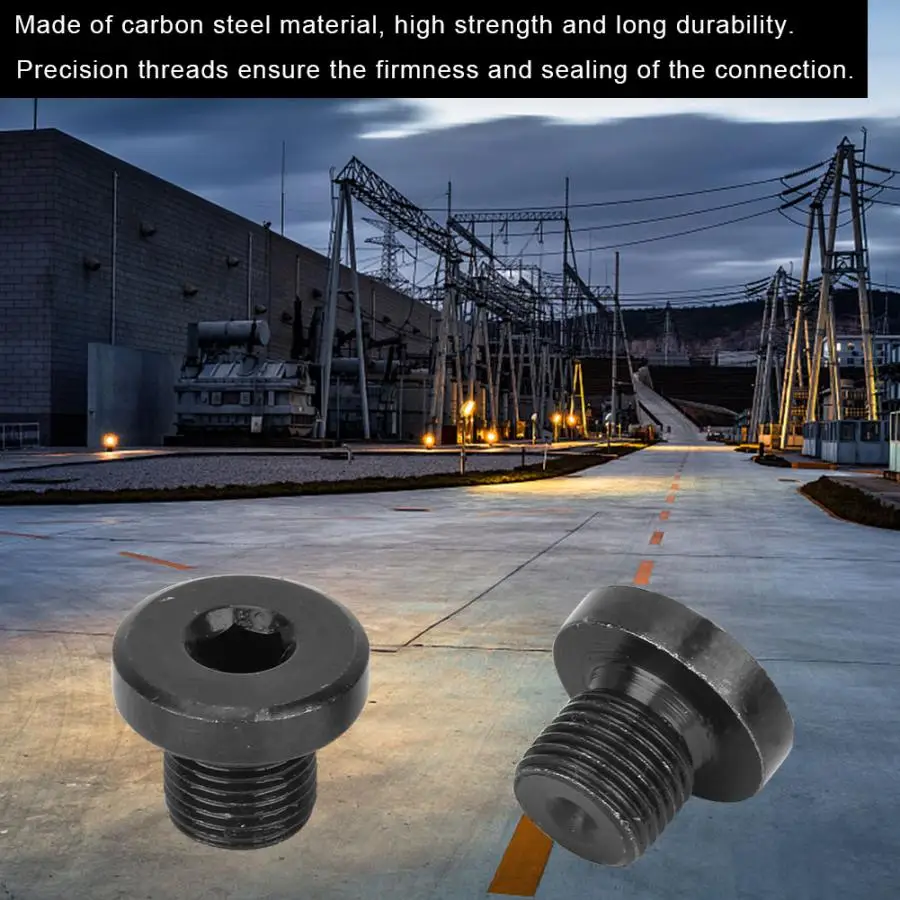 

4Pcs/set G1/8 Hex Head Pipe Plug Connector Male Thread Coupling Adapter Fitting Male Hex Head Plug tornillos para madera