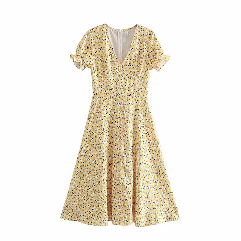 

SD55-9111 European and American Fashion Wind Printed Dresses
