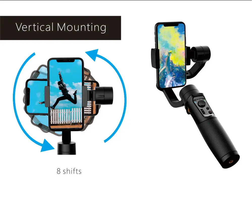 Hohem смартфона Gimbal iSteady Мобильный плюс 3-осевой Ручной Стабилизатор для iPhone 11X8 iPhone 7 6 Plus& huawei& смартфона Xiaomi