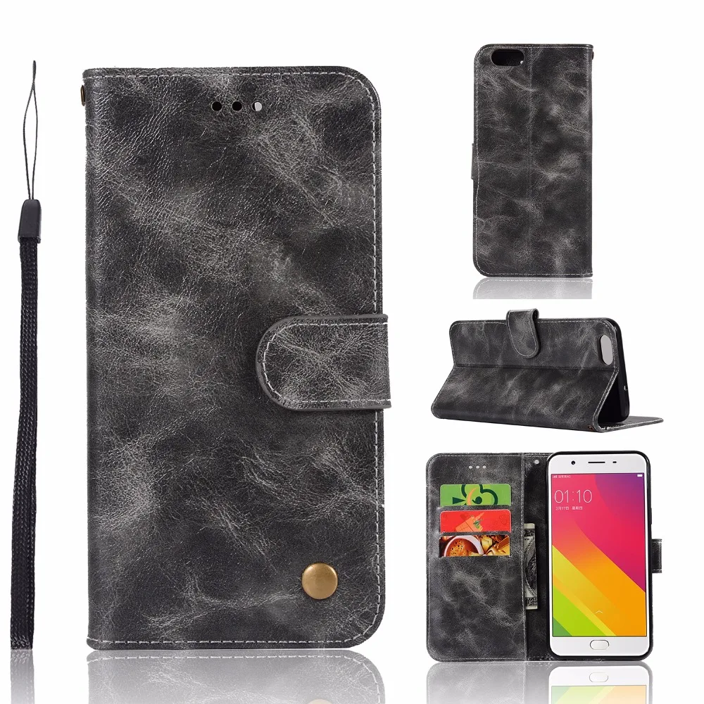 Luxury Leather Flip Case For OPPO A57 A59 Wallet Phone Cases for OPPO