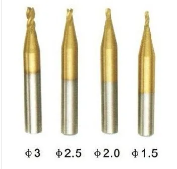 

End Mill Cutter Use For Key Copy Cutting Duplicating Machine Parts 4pieces/lot