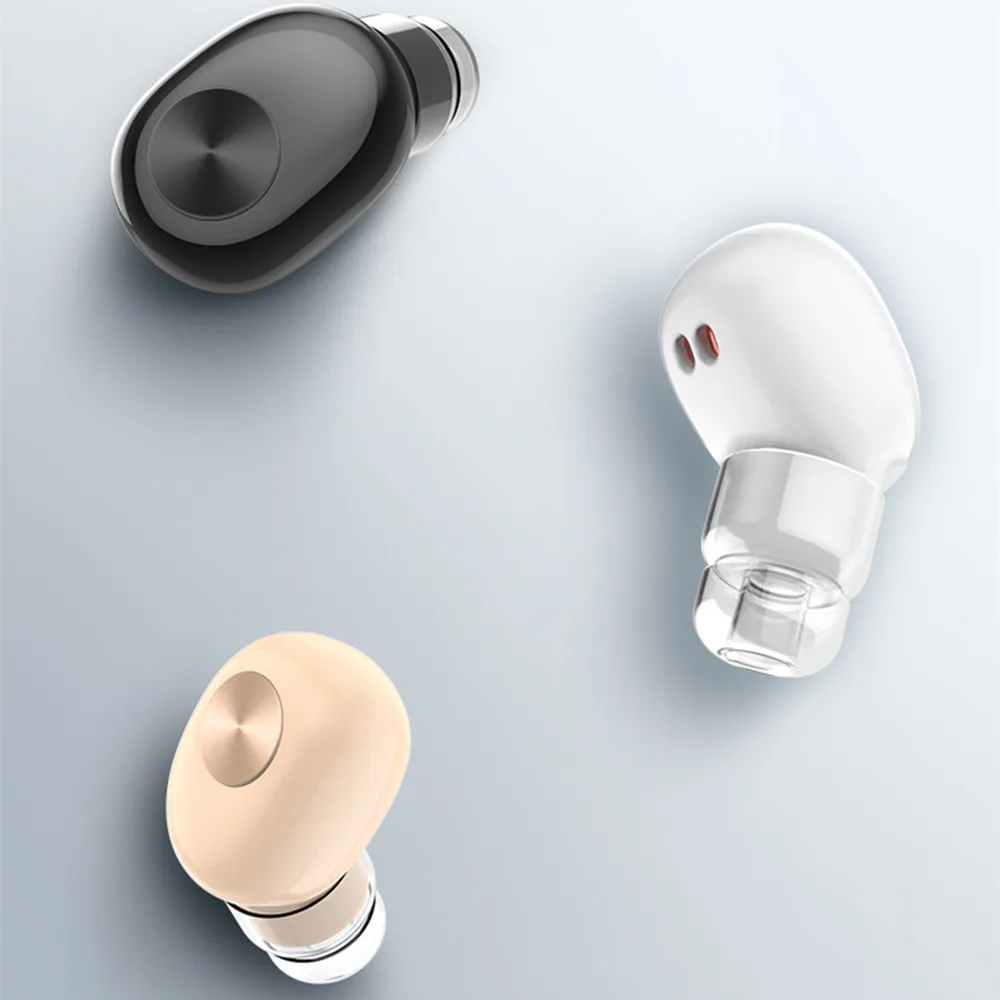 Bluetooth headset earphone BL1 wireless stereo sports headset with charging compartment twin microphone can answer the phone