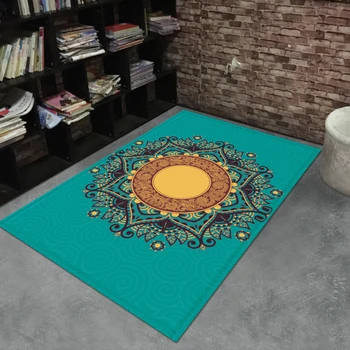 

Retro Rectangular Carpet Living Room Bedroom Bed Front Cloakroom Bay Window Mat